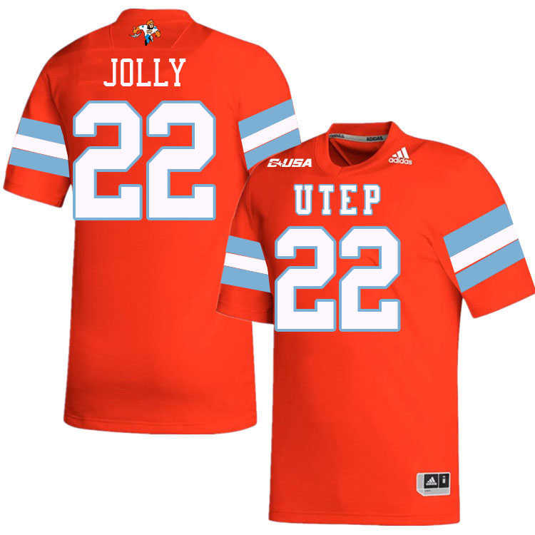 Ezell Jolly UTEP Jersey,UTEP Miners #22 Ezell Jolly College Football Jersey,Uniforms-Throwback